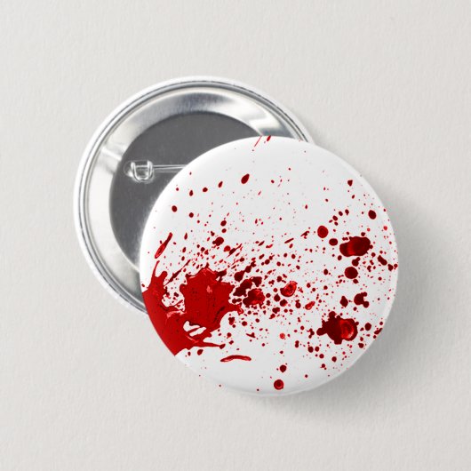 Blut-Spritzer 1 Button (Vorne & Hinten)