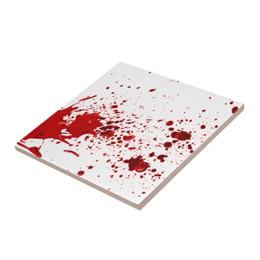 Blut-Spritzer 1 Fliese (Seite)