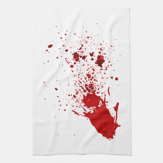 Blut-Spritzer 1 Küchentuch (Vertikal)