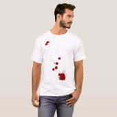 Blut-Spritzer-Analytiker T-Shirt (Vorne ganz)
