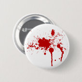 Blut-Spritzer Button (Vorne & Hinten)