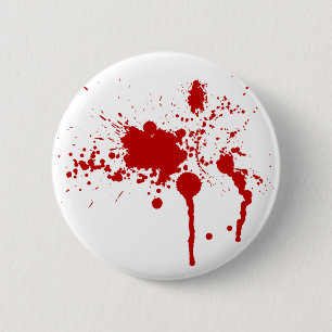 Blut-Spritzer Button