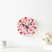 Blut-Spritzer… Dexter würde für dieses töten Runde Wanduhr (Zuhause)