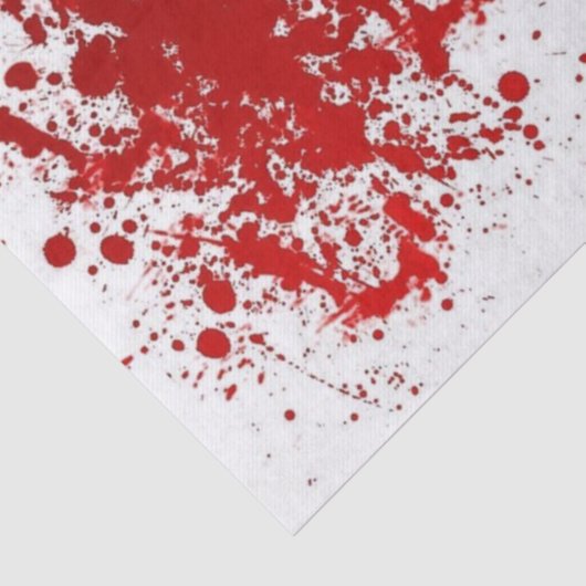 Blut-Spritzer Halloween Seidenpapier (Ausschnitt)