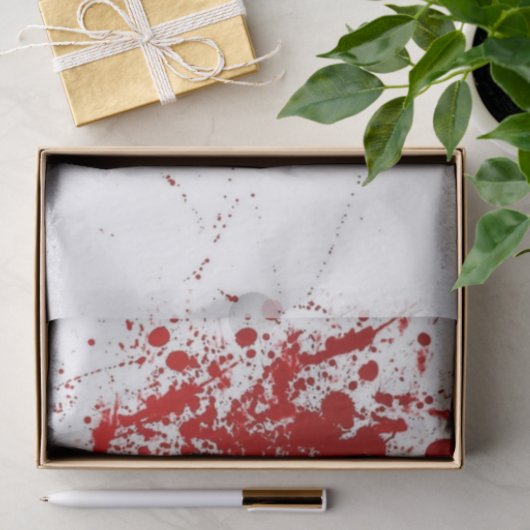 Blut-Spritzer Halloween Seidenpapier (Geschenk)