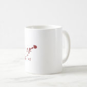 Blut-Spritzer-Kaffee-Tasse Kaffeetasse (VorderseiteRechts)