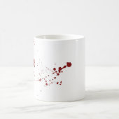Blut-Spritzer-Kaffee-Tasse Kaffeetasse (Mittel)