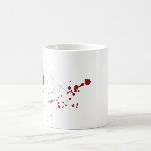 Blut-Spritzer-Kaffee-Tasse Kaffeetasse (Mittel)