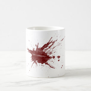 "Blut-Spritzer " Kaffeetasse