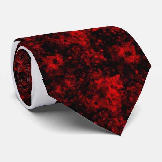 Blut-Spritzer-Krawatte Krawatte (Gerollt)