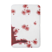 Blut-Spritzer-Muster Halloweens | tropfendes Badematte (Vorderseite Vertikal)