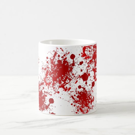 Blut-Spritzer-Muster Halloweens | tropfendes Kaffeetasse (Mittel)