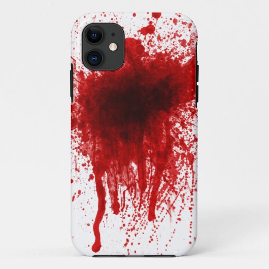 Blut-Spritzer realistisch Case-Mate iPhone Hülle (Rückseite)