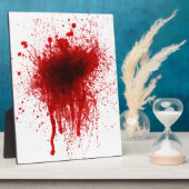 Blut-Spritzer realistisch Fotoplatte (Seite)