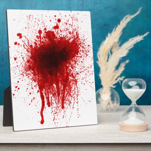 Blut-Spritzer realistisch Fotoplatte (Seite)
