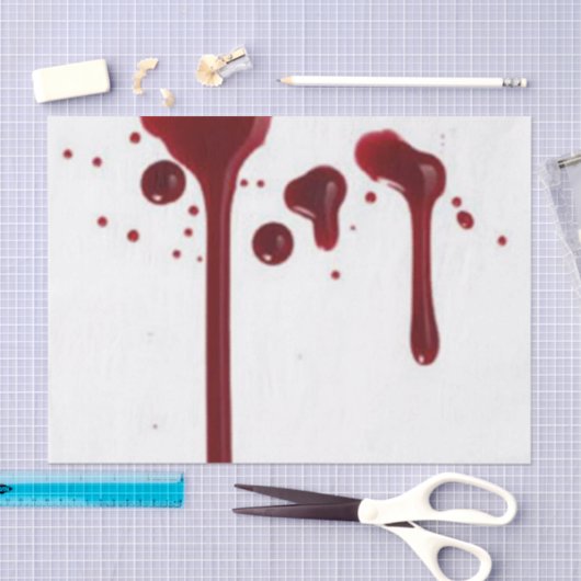 Blut-Spritzer vierter Seidenpapier (Handwerk)