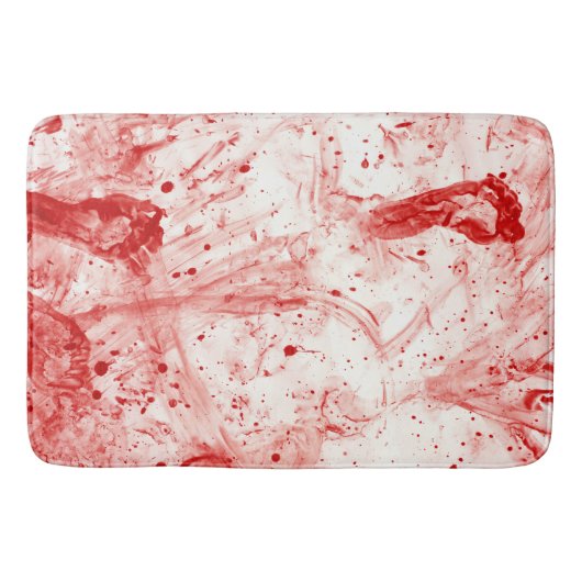 Blut-Spritzerverwirrung Badematte (Vorderseite)