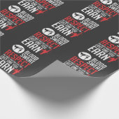 Blut Sweat Respect hapkido taekwondo karate judo Geschenkpapier (Ecke)