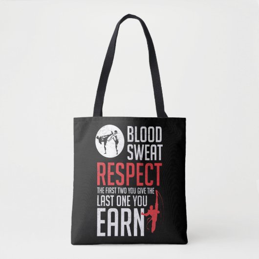 Blut Sweat Respect hapkido taekwondo karate judo Tasche (Vorderseite)