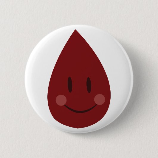 Blut-Tropfen Button (Vorderseite)