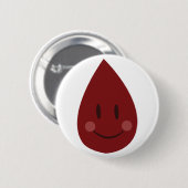 Blut-Tropfen Button (Vorne & Hinten)
