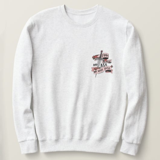 Blut und Asche Sweatshirt (Design vorne)