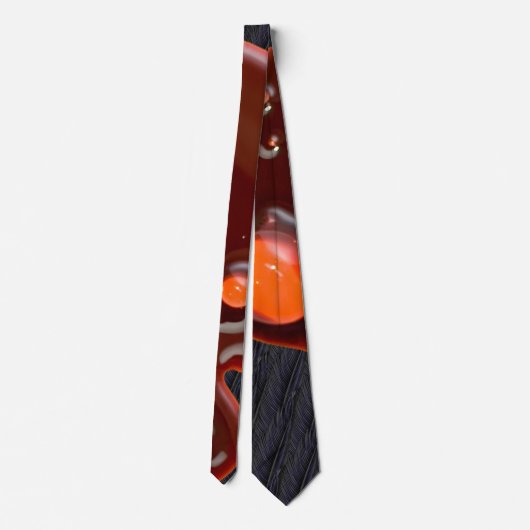 Blut und schwarze Federn Krawatte (Rückseite)