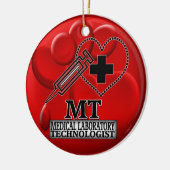 BLUT-VERZIERUNGS-M.Ü. - MEDIZINISCHER TECHNOLOGE - KERAMIK ORNAMENT (Links)