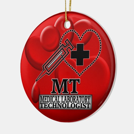 BLUT-VERZIERUNGS-M.Ü. - MEDIZINISCHER TECHNOLOGE - KERAMIK ORNAMENT (Links)