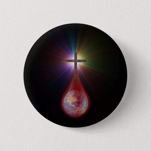 Blut von Jesus Button (Vorderseite)