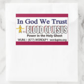 Blut von Jesus Sticker (Tasche)