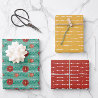 Blut, wo gepflanzt - dunkel geschenkpapier set
