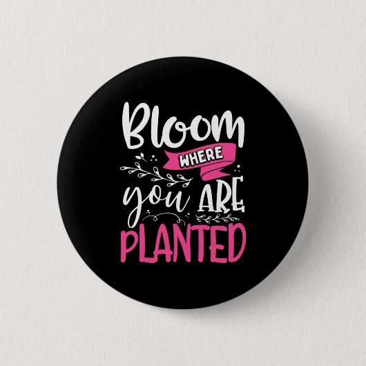 Blut, wo Sie gepflanzt sind Button (Vorderseite)
