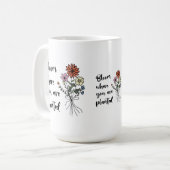 Blut, wo Sie gepflanzt sind Kaffeetasse (Vorderseite Links)