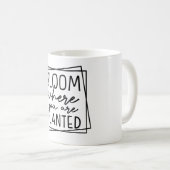 Blut, wo Sie gepflanzt sind Kaffeetasse (VorderseiteRechts)