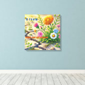 Blut, wo Sie gepflanzt sind Leinwanddruck (Insitu (Holzboden))