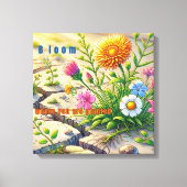 Blut, wo Sie gepflanzt sind Leinwanddruck (Vorderseite)