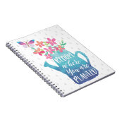 Blut, wo Sie gepflanzt sind Notizblock (Rechte Seite)