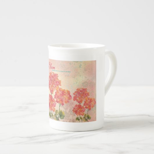 Blut, wo Sie gepflanzt sind Porzellantasse (Vorderseite Rechts)