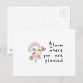 Blut, wo Sie gepflanzt sind Postkarte (Vorne/Hinten)