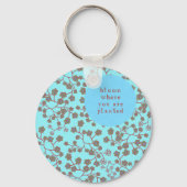 Blut, wo Sie gepflanzt sind Schlüsselanhänger (Vorderseite)