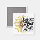 Blut, wo Sie gepflanzt werden Magnet (Vorderseite/Rückseite)