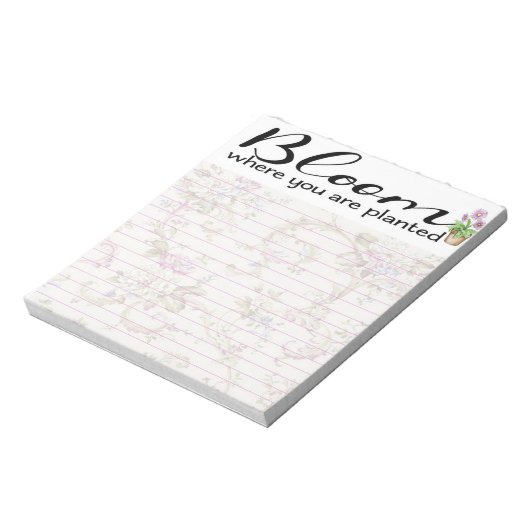 Blut, wo Sie gepflanzt werden Notizblock (Rotiert)