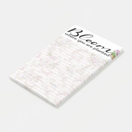 Blut, wo Sie gepflanzt werden Post-it Klebezettel (angewinkelt)