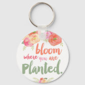 Blut, wo Sie gepflanzt werden Schlüsselanhänger (Vorderseite)