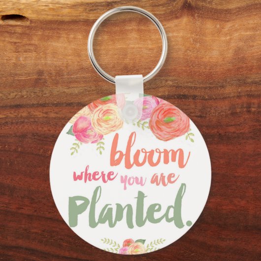 Blut, wo Sie gepflanzt werden Schlüsselanhänger (Vorderseite)