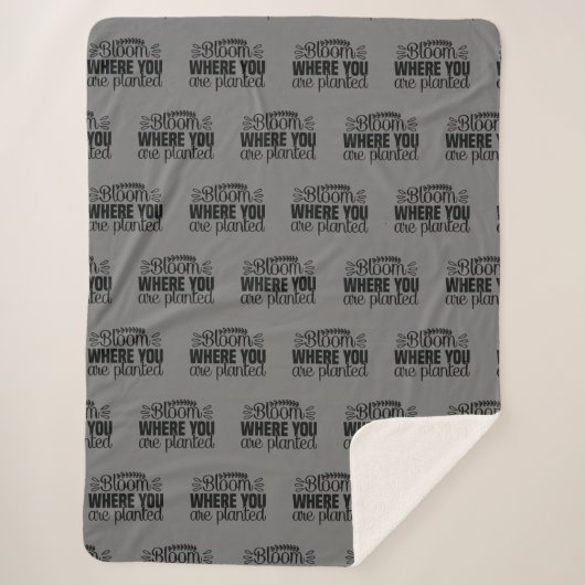 Blut, wo Sie gepflanzt werden Sherpadecke (Vorderseite)