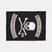 Blut-Wut Lux-Decke Fleecedecke (Vorderseite (Horizontal))