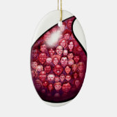 Blutabfall Keramik Ornament (Rechts)