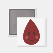 Blutabfall Magnet (Vorderseite/Rückseite)